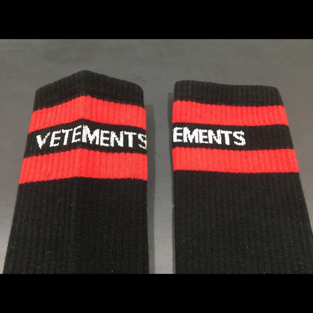 Vetements Socks Sexual Fantasies Black - Picture 3 of 4